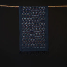 Blue - Pochampally Ikat Weave Sico Stole 31