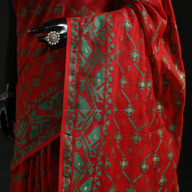 Silk Cotton Dhakai Jamdani Saree  14