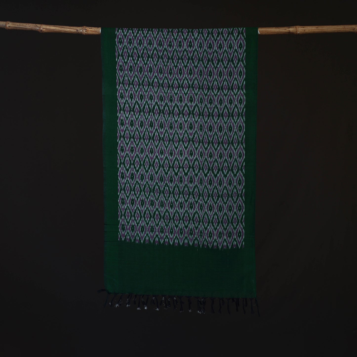 Pochampally Ikat Weave Cotton Stole 17