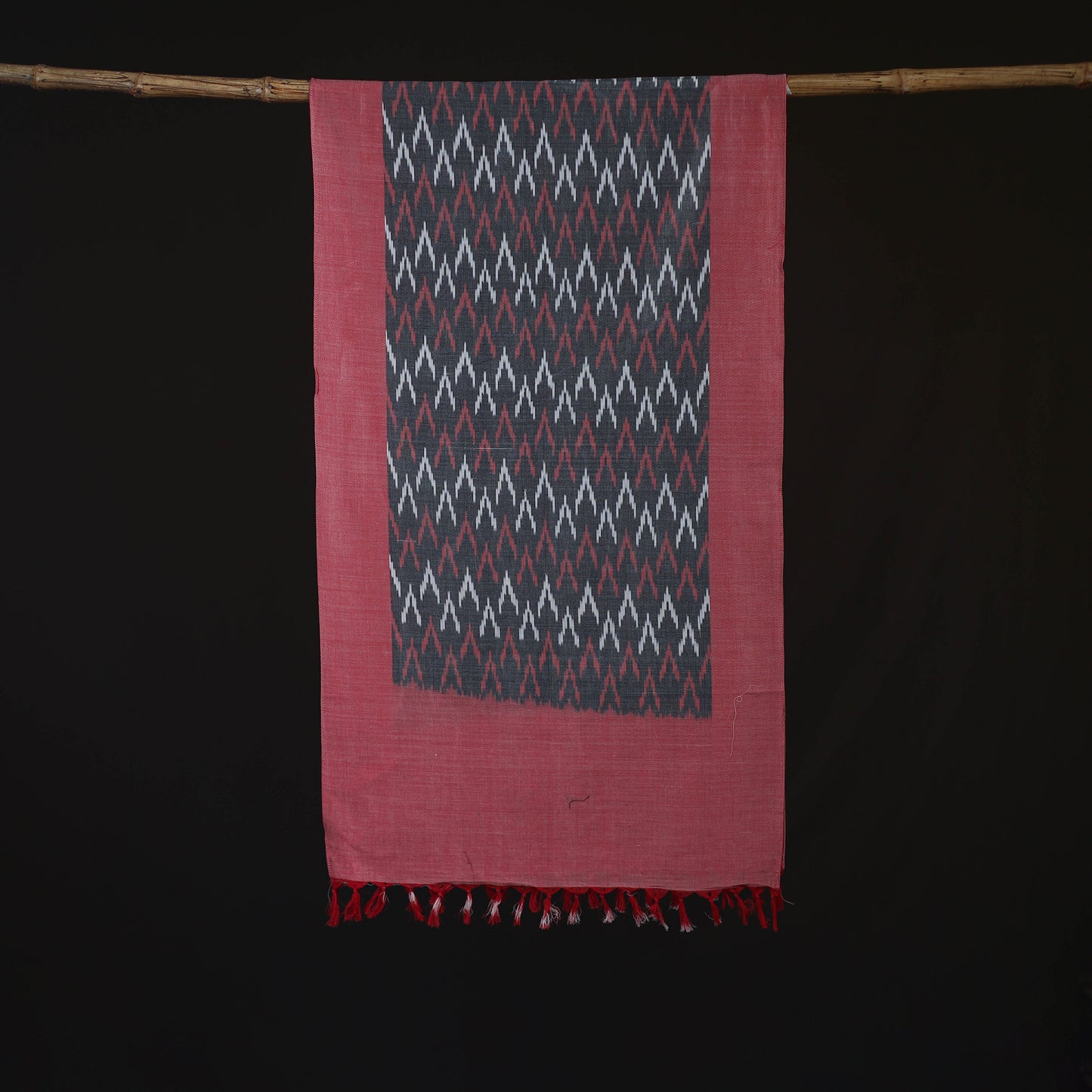 Pochampally Ikat Weave Cotton Stole 14