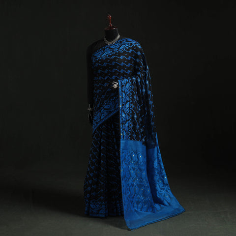 Silk Cotton Dhakai Jamdani Saree  17