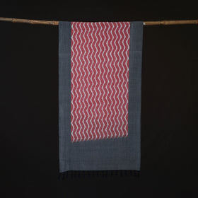 Pochampally Ikat Weave Cotton Stole 06