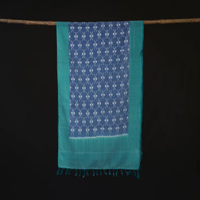 Green - Pochampally Ikat Weave Cotton Stole 05