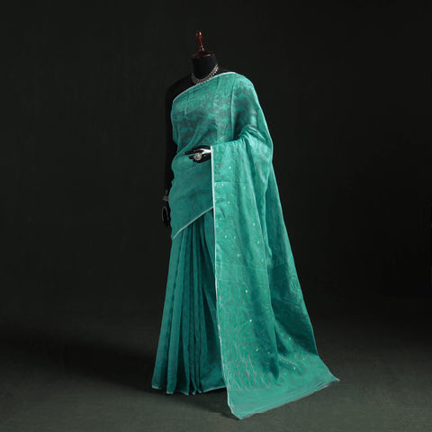 Silk Cotton Dhakai Jamdani Saree  18