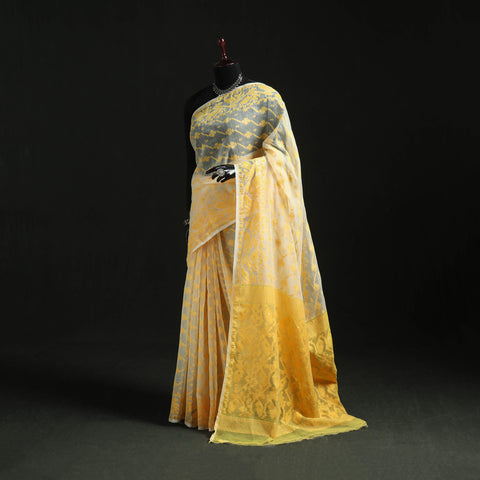 Silk Cotton Dhakai Jamdani Saree  20