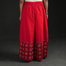 Bengal Kantha Hand Embroidered Cotton Palazzo 55