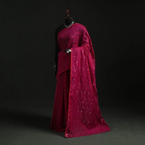 Silk Cotton Dhakai Jamdani Saree  21