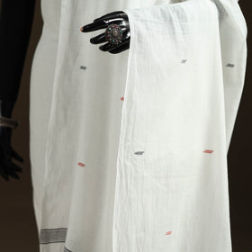 Pure Handloom Cotton Bengal Jamdani Dupatta 01
