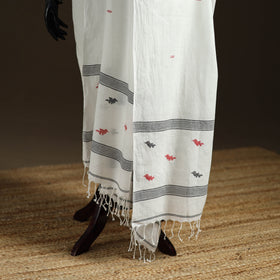 Pure Handloom Cotton Bengal Jamdani Dupatta 01
