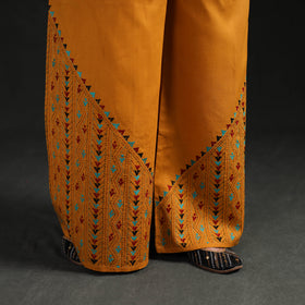 Bengal Kantha Hand Embroidered Cotton Palazzo 59