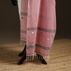 Pure Handloom Cotton Bengal Jamdani Dupatta 04