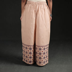Bengal Kantha Hand Embroidered Cotton Palazzo 62