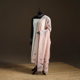 Pure Handloom Cotton Bengal Jamdani Dupatta 07