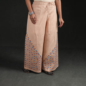Bengal Kantha Hand Embroidered Cotton Palazzo 64