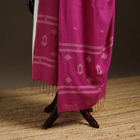 Pure Handloom Cotton Bengal Jamdani Dupatta 08