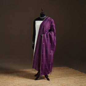 Pure Handloom Cotton Bengal Jamdani Dupatta 09