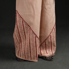 Bengal Kantha Hand Embroidered Cotton Palazzo 65