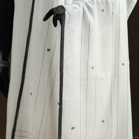 Pure Handloom Cotton Bengal Jamdani Dupatta 10