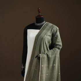 Pure Handloom Cotton Bengal Jamdani Dupatta 11