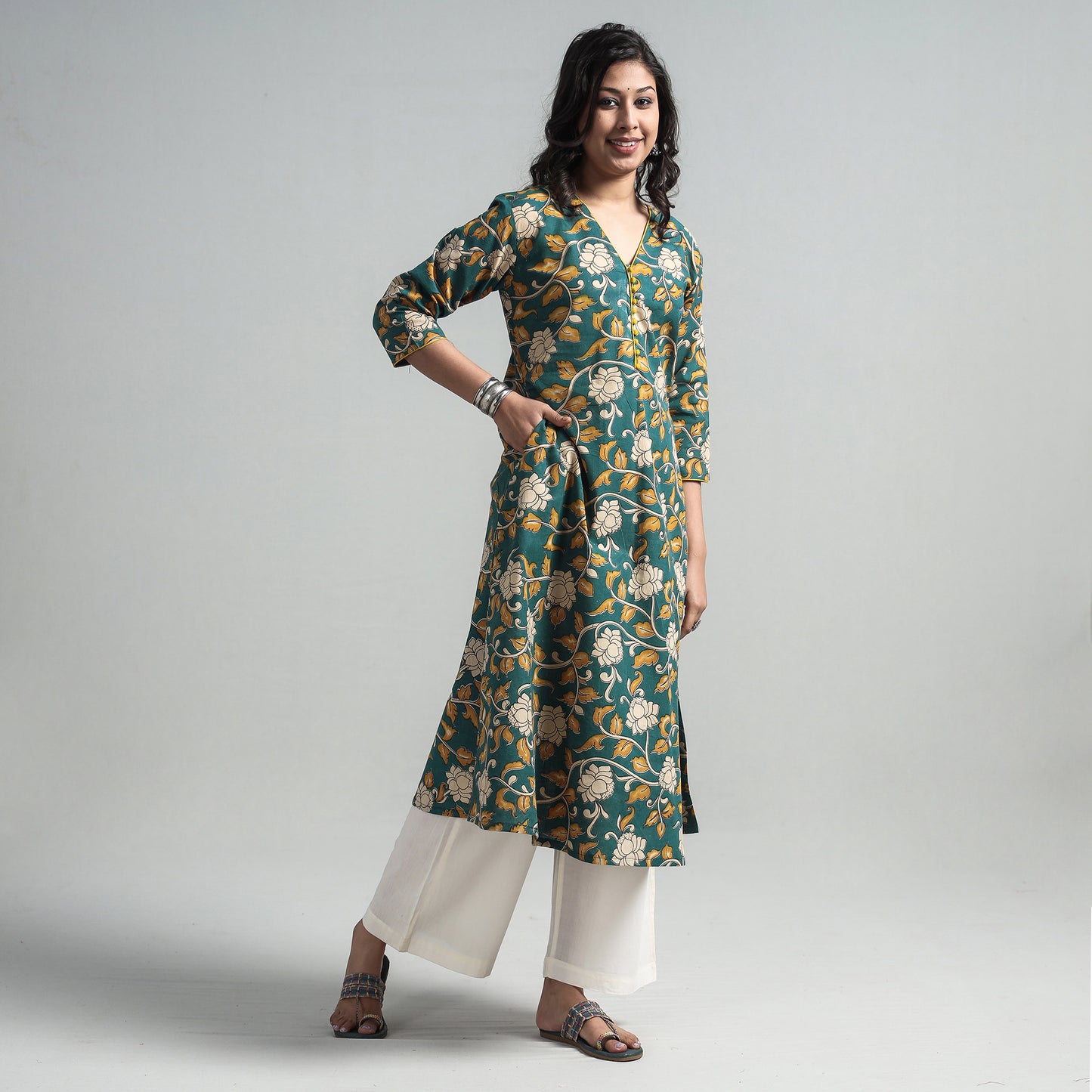Kalamkari Printed Kurta