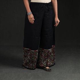 Bengal Kantha Hand Embroidered Cotton Palazzo 70