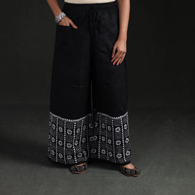 Bengal Kantha Hand Embroidered Cotton Palazzo 72