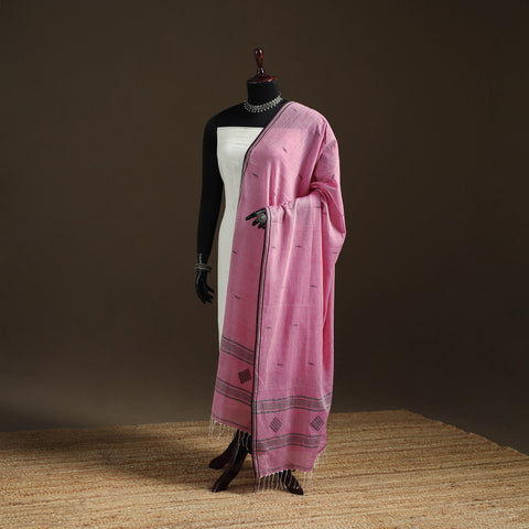 Pure Handloom Cotton Bengal Jamdani Dupatta 20