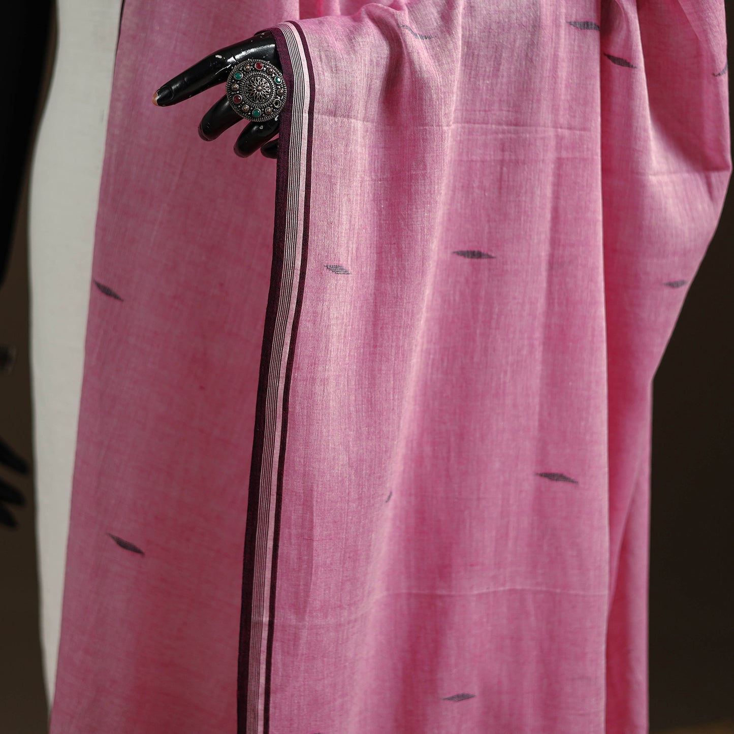 Pure Handloom Cotton Bengal Jamdani Dupatta 20