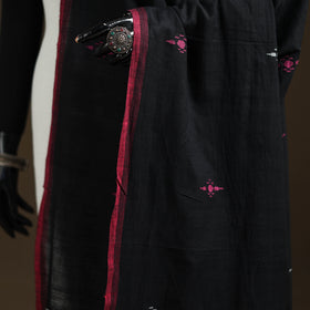Pure Handloom Cotton Bengal Jamdani Dupatta 22