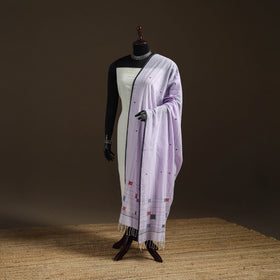 Pure Handloom Cotton Bengal Jamdani Dupatta 24