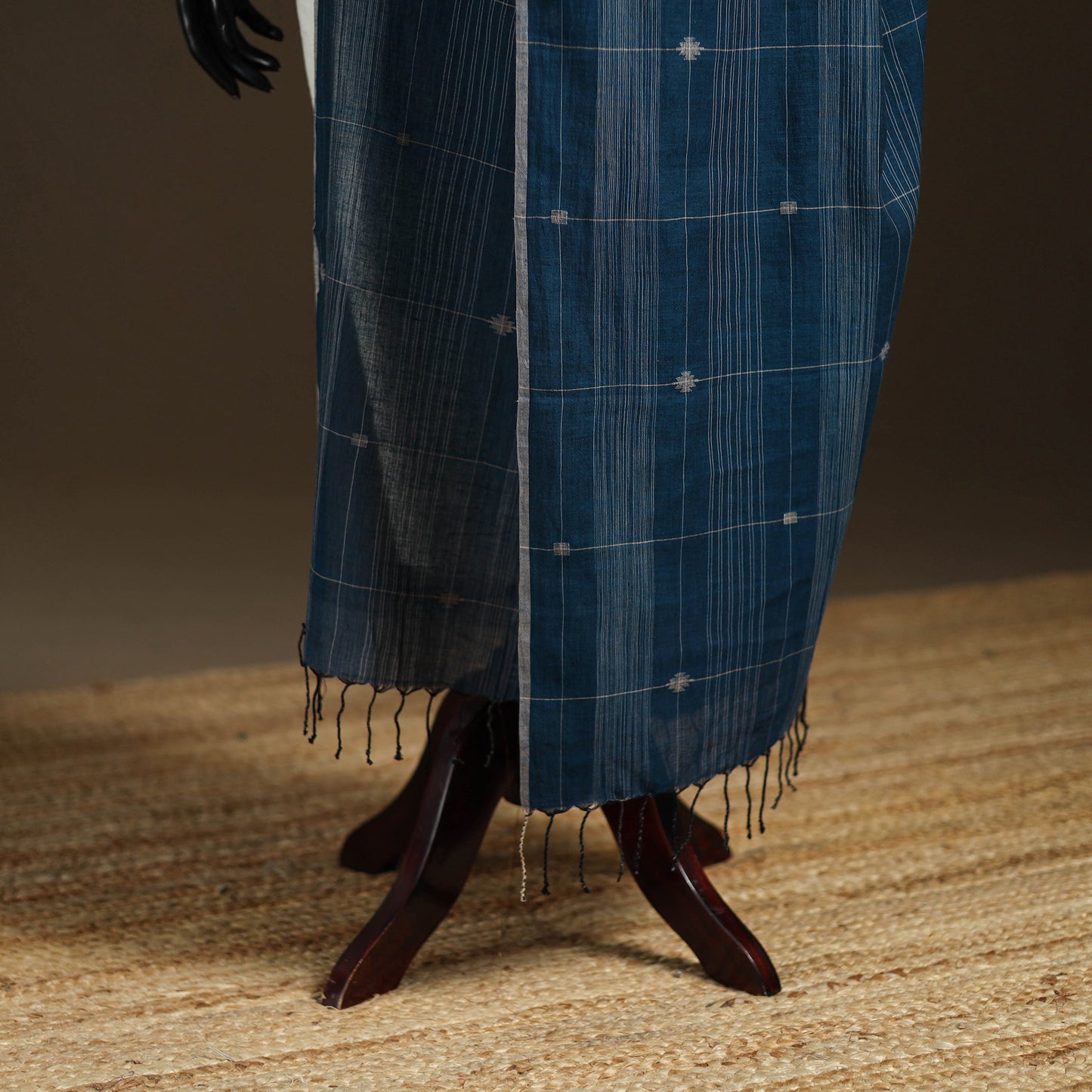 Pure Handloom Cotton Bengal Jamdani Dupatta 25