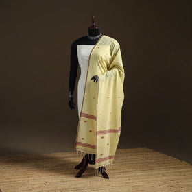 Pure Handloom Cotton Bengal Jamdani Dupatta 26