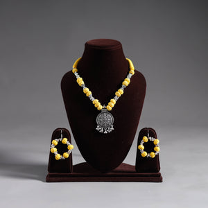  Thread Beads Handmade German Silver Necklace Set