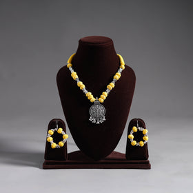 Thread Beads Handmade German Silver Necklace Set