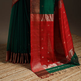 Handloom Buti Maheshwari Saree with Zari Border 40