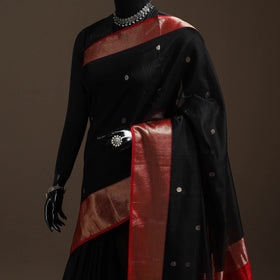 Handloom Buti Maheshwari Saree with Zari Border 39