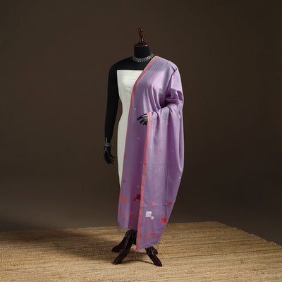 Pure Handloom Cotton Bengal Jamdani Dupatta 29