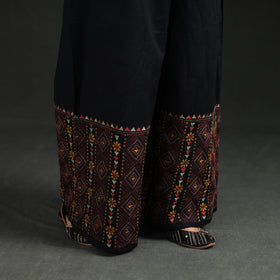 Bengal Kantha Hand Embroidered Cotton Palazzo 80
