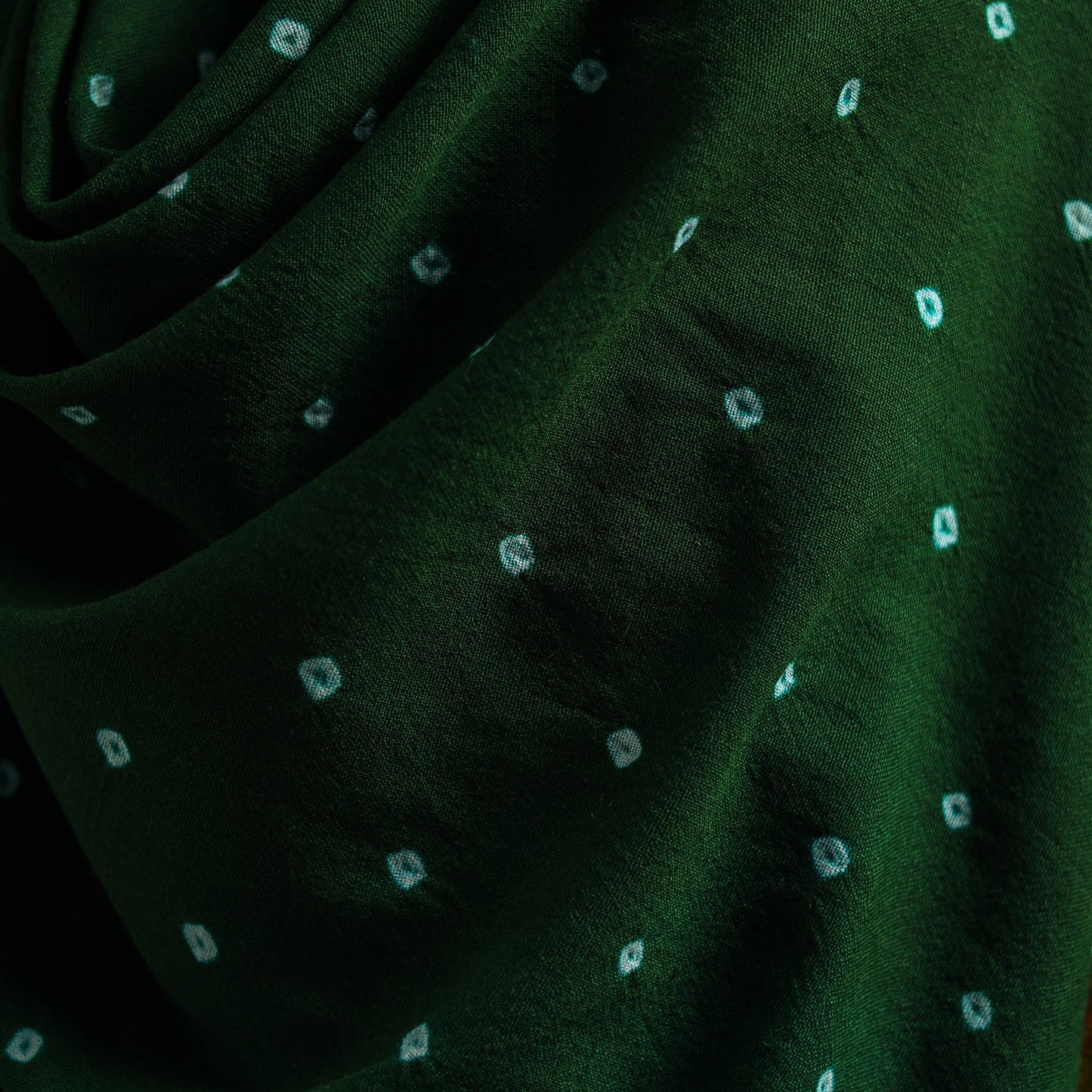 Kutch Bandhani Tie-Dye Handwoven Merino Wool Shawl 10