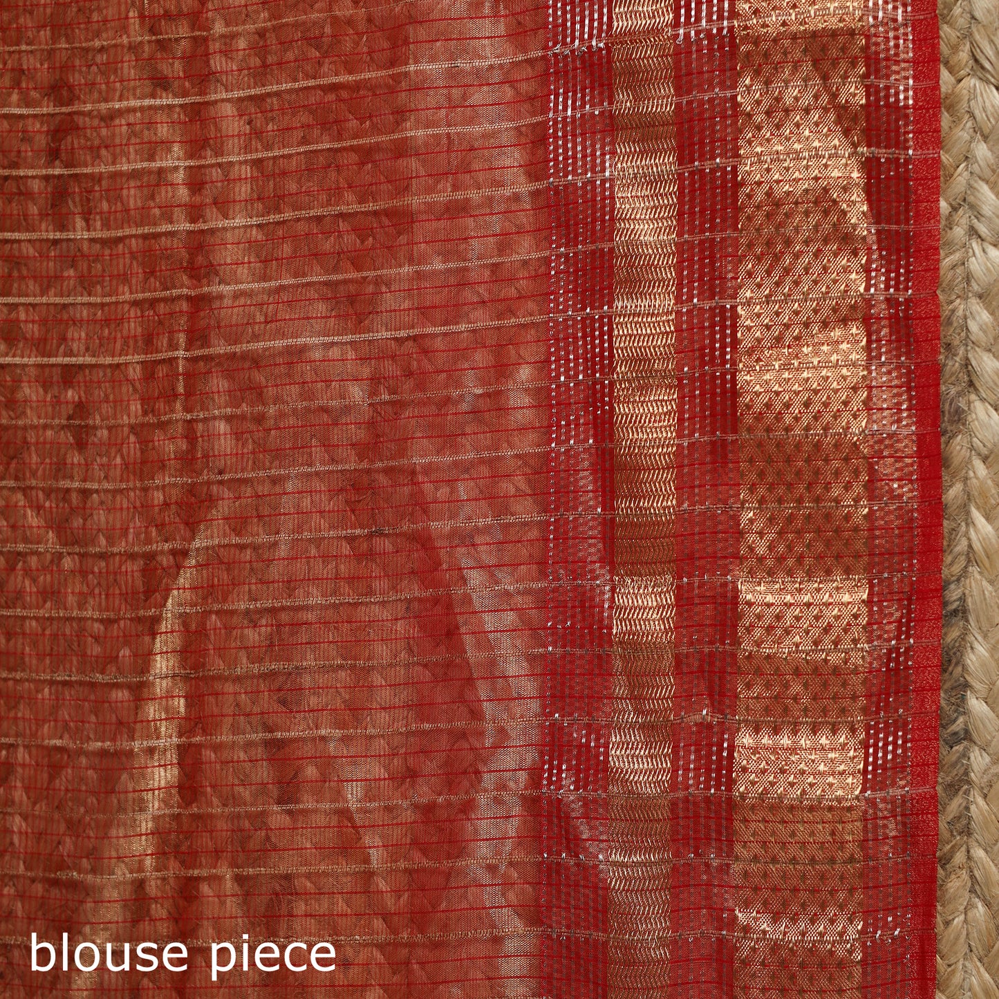 Handloom Buti Maheshwari Saree with Zari Border 37