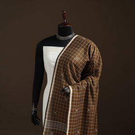 Pure Handloom Cotton Bengal Jamdani Dupatta 32