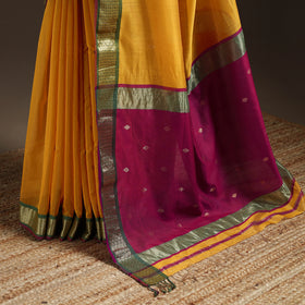 Handloom Buti Maheshwari Saree with Zari Border 36
