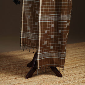 Pure Handloom Cotton Bengal Jamdani Dupatta 32