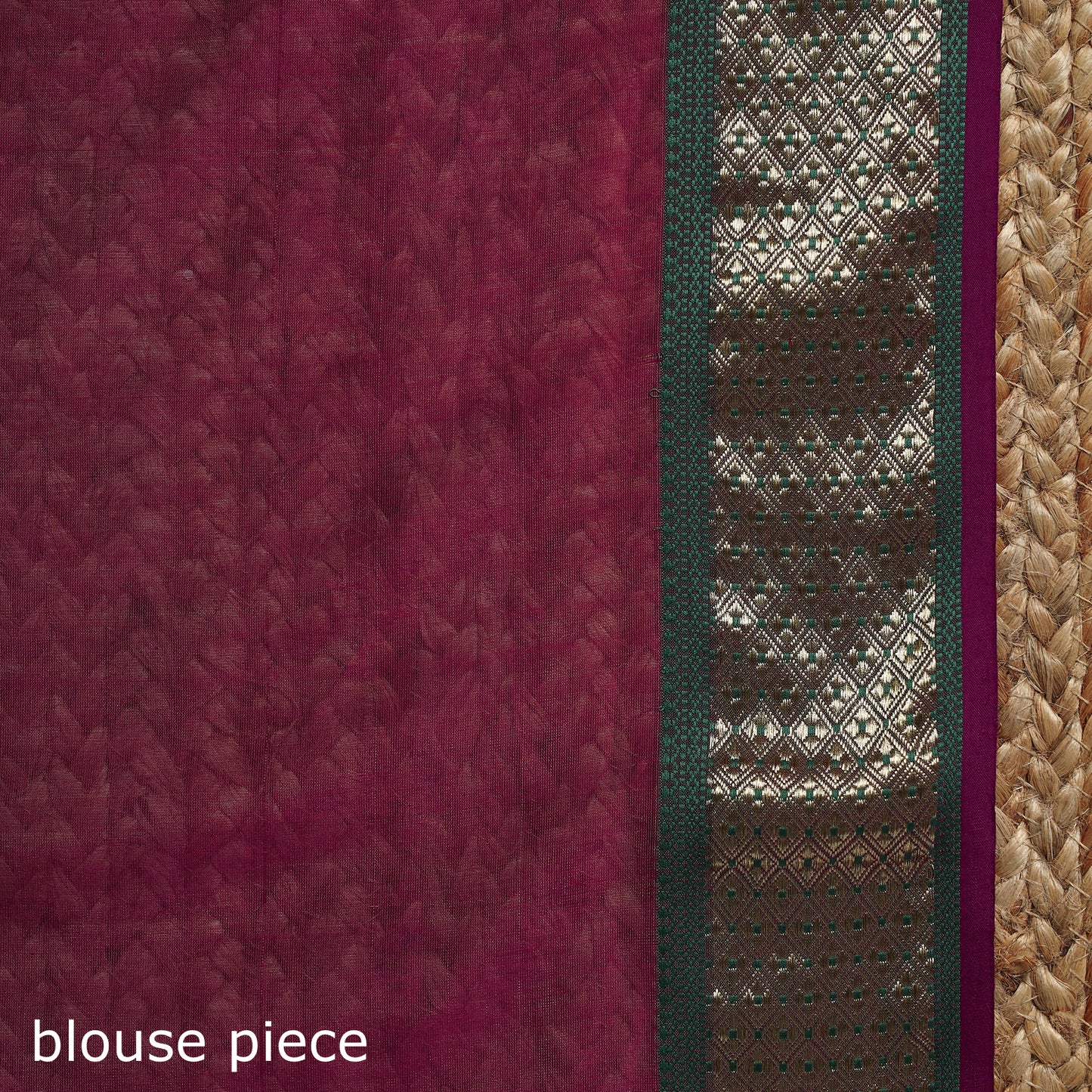 Handloom Buti Maheshwari Saree with Zari Border 36