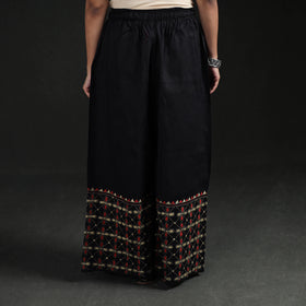 Bengal Kantha Hand Embroidered Cotton Palazzo 81