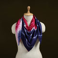 Multicolor - Shibori Tie-Dye Pure Mul Cotton Scarf 11