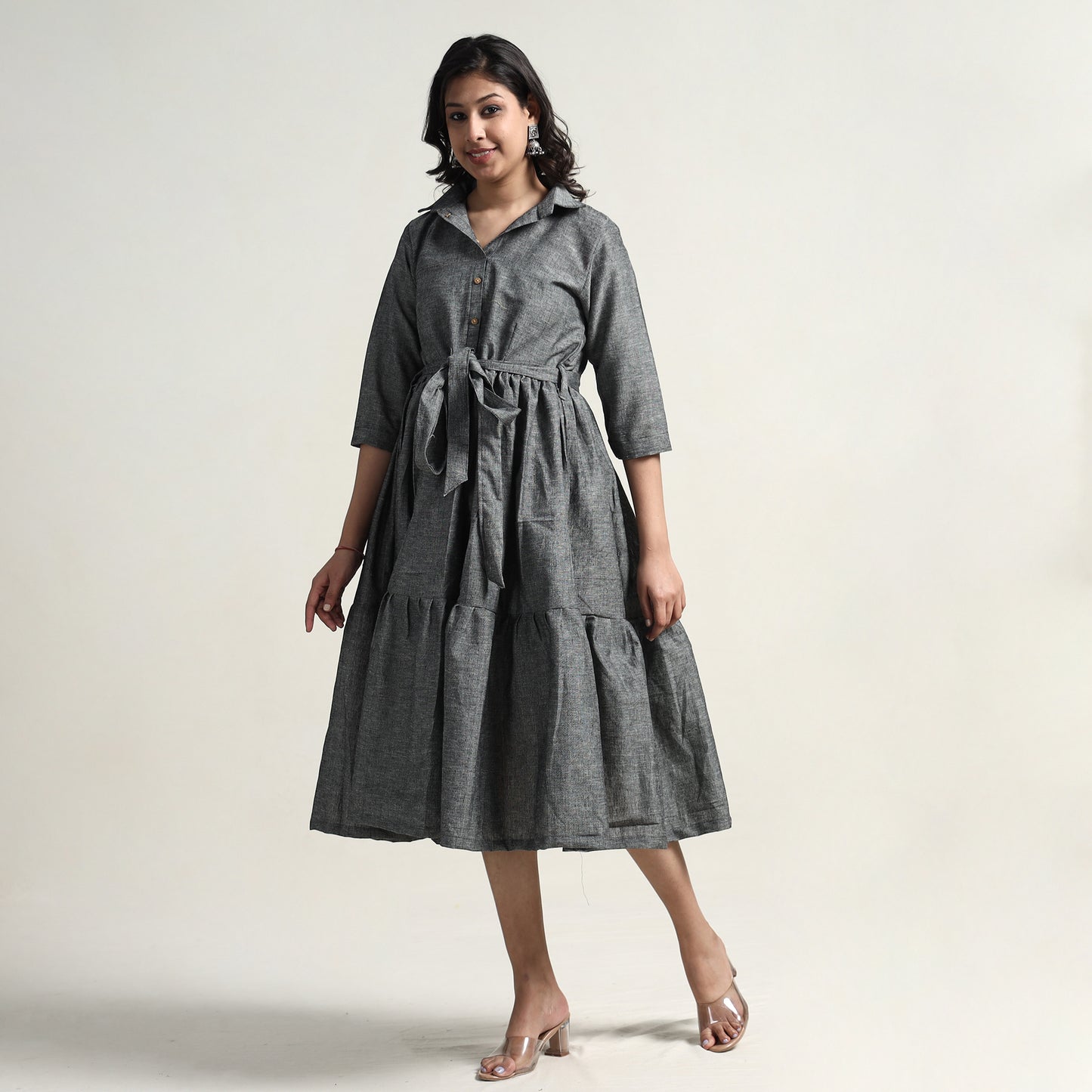 plain cotton dress