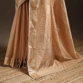 Handloom Tissue Zari Maheshwari Saree with Border 30