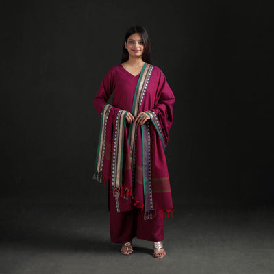 Dharwad Cotton Suit Set with Dupatta for Women 03