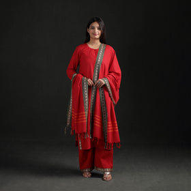 Dharwad Cotton Suit Set with Dupatta for Women 06